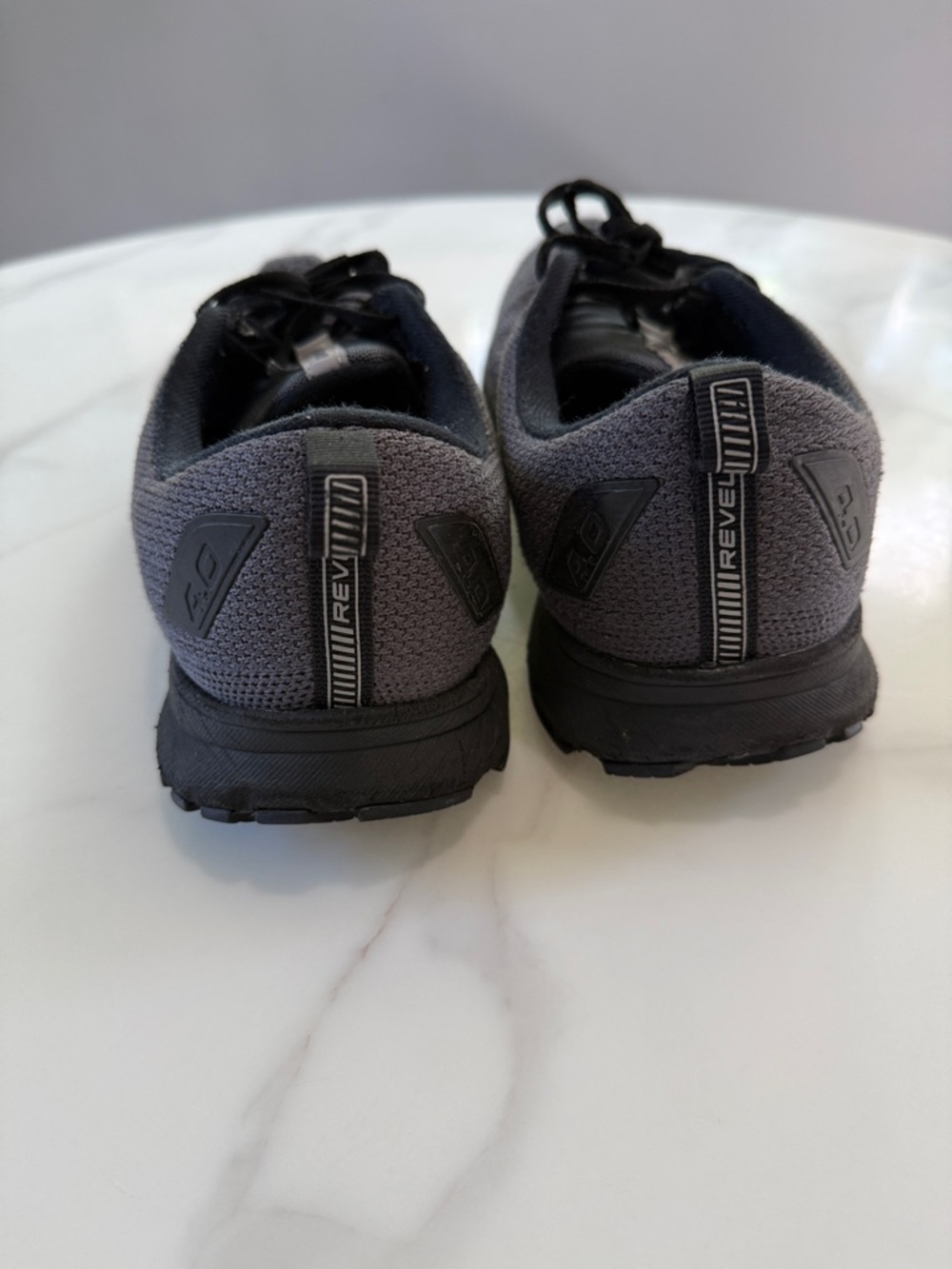 Brooks Gray and Black Mesh Running Shoes - Picture 2 of 9